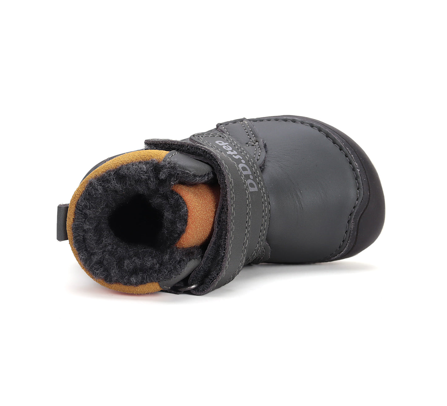 Jongen Blootsvoets Winterschoen