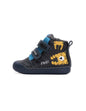 Jongen Blootsvoets Winterschoen